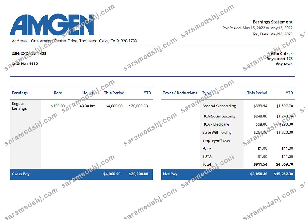USA Amgen biotechnology company